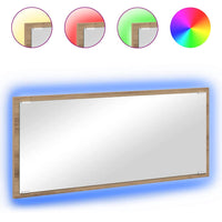 Specchio rovere artigianale 90 x 8.5 x 37 cm Legno multistrato 875420