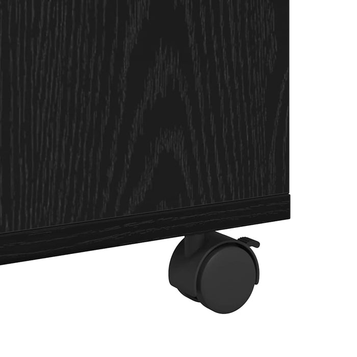 Tavolino da salotto Rovere nero 75 x 75 x 38 cm 875482