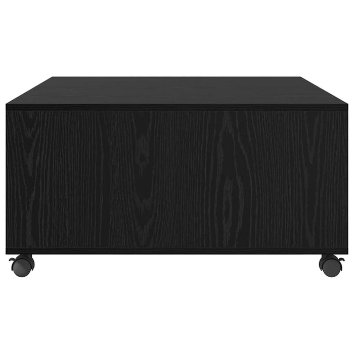 vidaXL Tavolino da salotto Rovere nero 75 x 75 x 38 cm