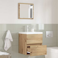 Armadio per il bagno  Rovere artigianale MDF Medio Contenitore 875701