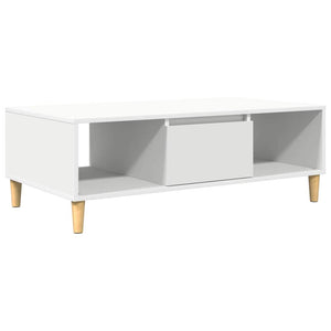 vidaXL Tavolino da salotto Bianco 102 x 55 x 35 cm