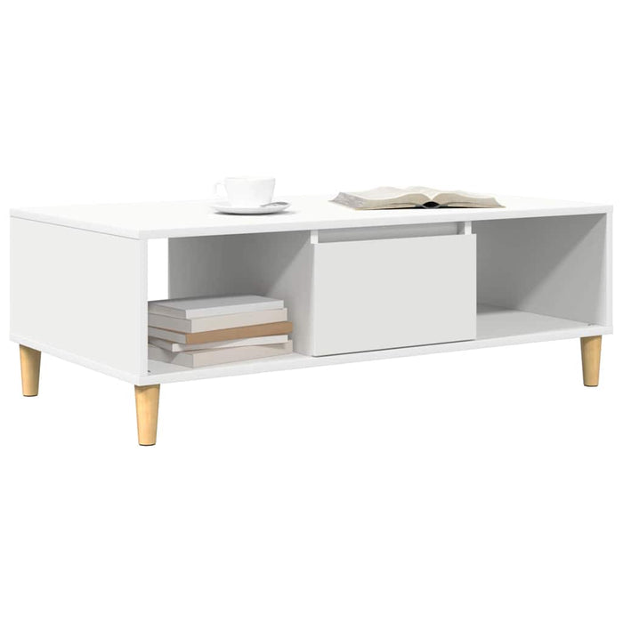 Tavolino da salotto Bianco 102 x 55 x 35 cm 876189