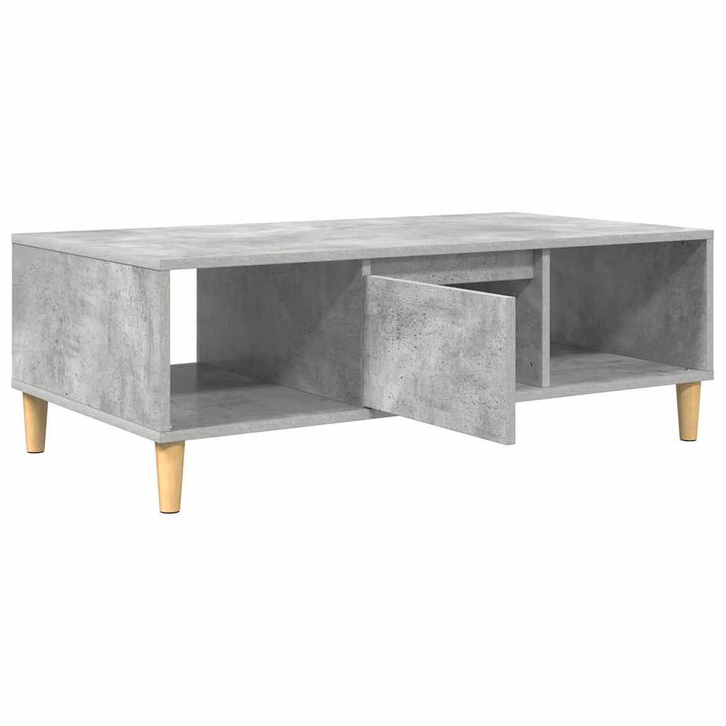 vidaXL Tavolino da salotto Grigio cemento 103.5 x 60 x 35 cm