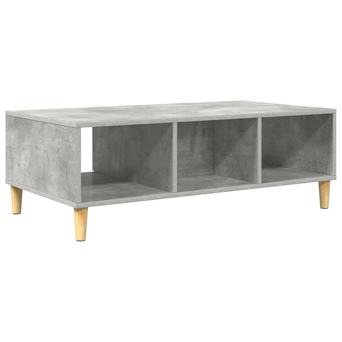 vidaXL Tavolino da salotto Grigio cemento 103.5 x 60 x 35 cm