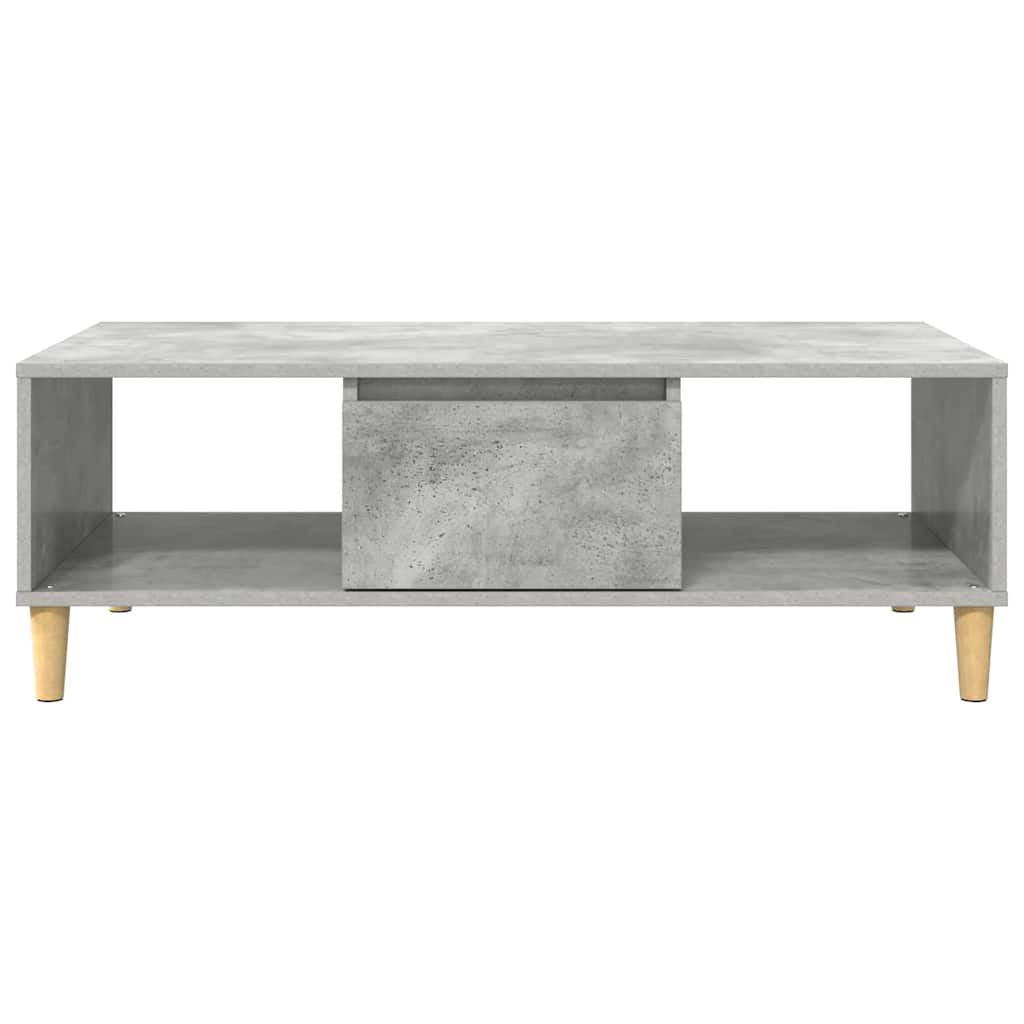 vidaXL Tavolino da salotto Grigio cemento 103.5 x 60 x 35 cm