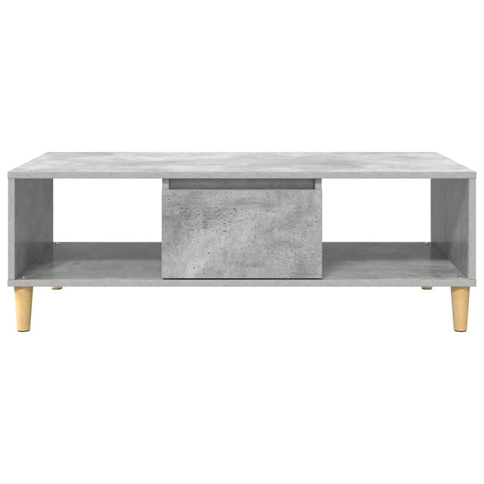 vidaXL Tavolino da salotto Grigio cemento 103.5 x 60 x 35 cm