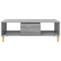 vidaXL Tavolino da salotto Grigio sonoma 103.5 x 60 x 35 cm