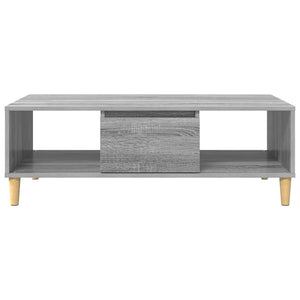 vidaXL Tavolino da salotto Grigio sonoma 103.5 x 60 x 35 cm