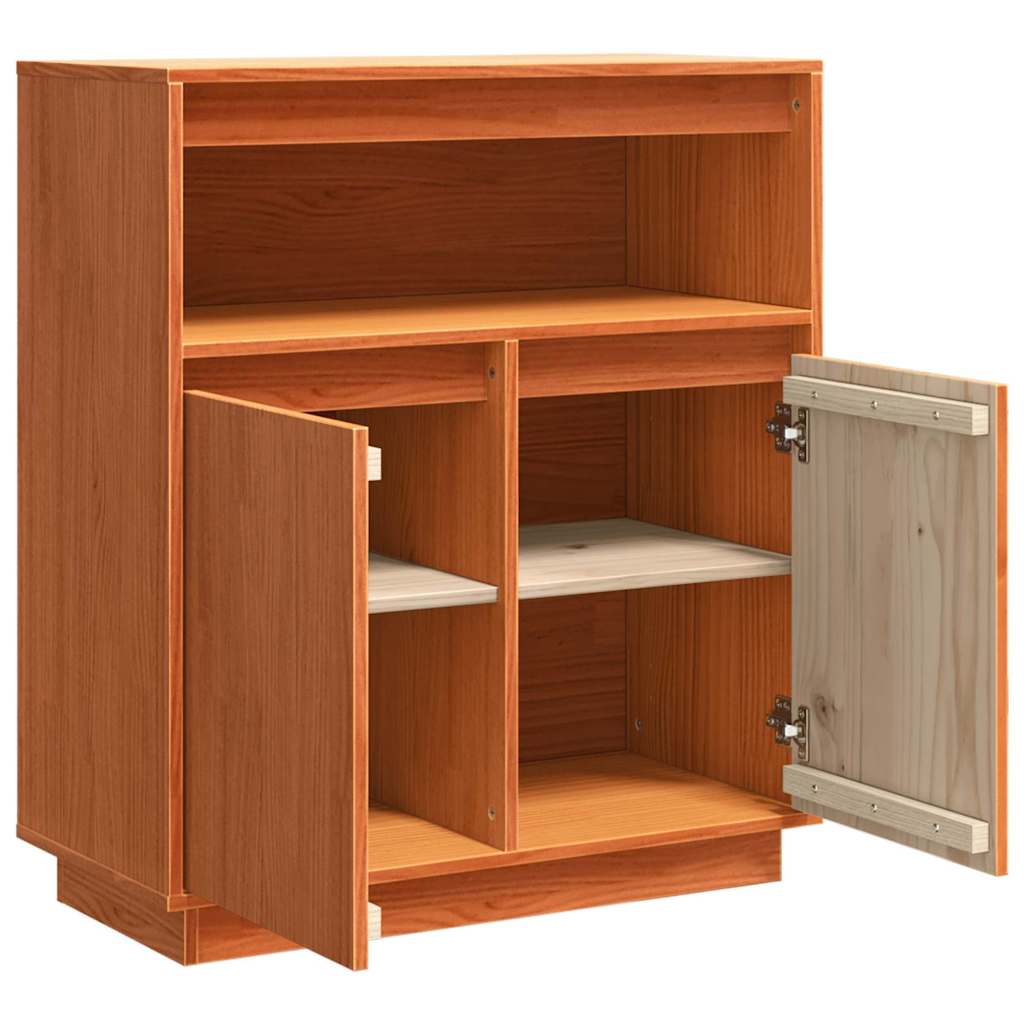 Credenza Cera marrone 70 x 34 x 80 cm Legno di pino massello 858250