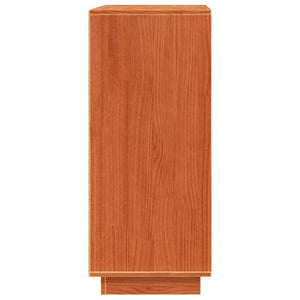 vidaXL Credenza Cera marrone 70 x 34 x 80 cm Legno di pino massello