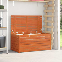 Scatola di Stoccaggio per Giardino Cera marrone 865398