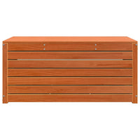 vidaXL Scatola di Stoccaggio per Giardino Cera marrone