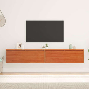 Armadi da Parete Altro 2 pcs Cera marrone 100 x 30 x 35 cm 869862