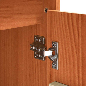 vidaXL Credenza Marrone 111 x 34 x 75 cm Legno massello di pino