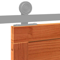 Porta a Fattoria Cera marrone 90 x 208 cm 870409