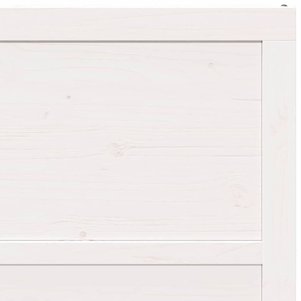 Porta a Fattoria Bianco 80 x 208 cm Legno massello di pino 870411