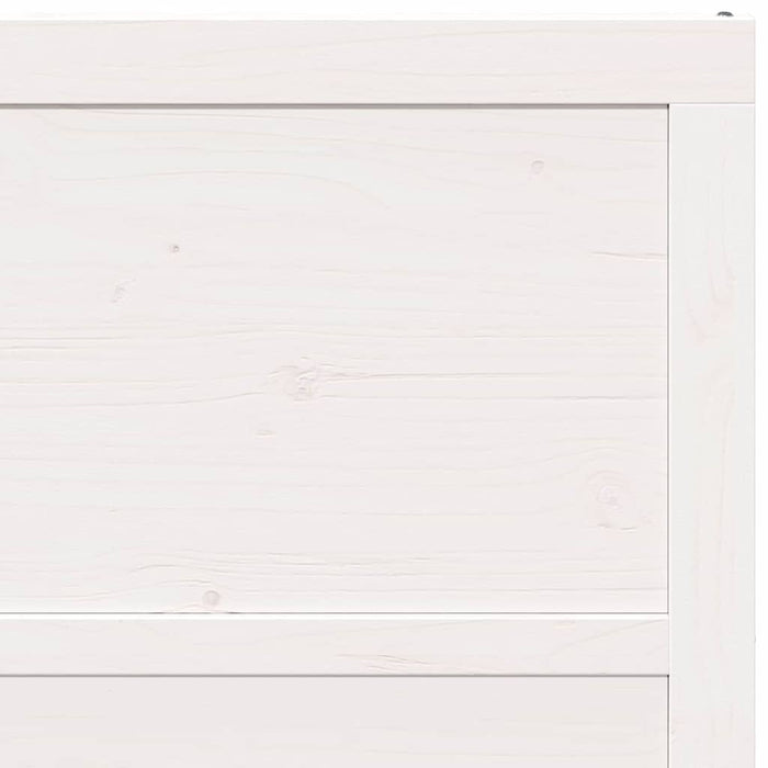 Porta a Fattoria Bianco 80 x 208 cm Legno massello di pino 870411
