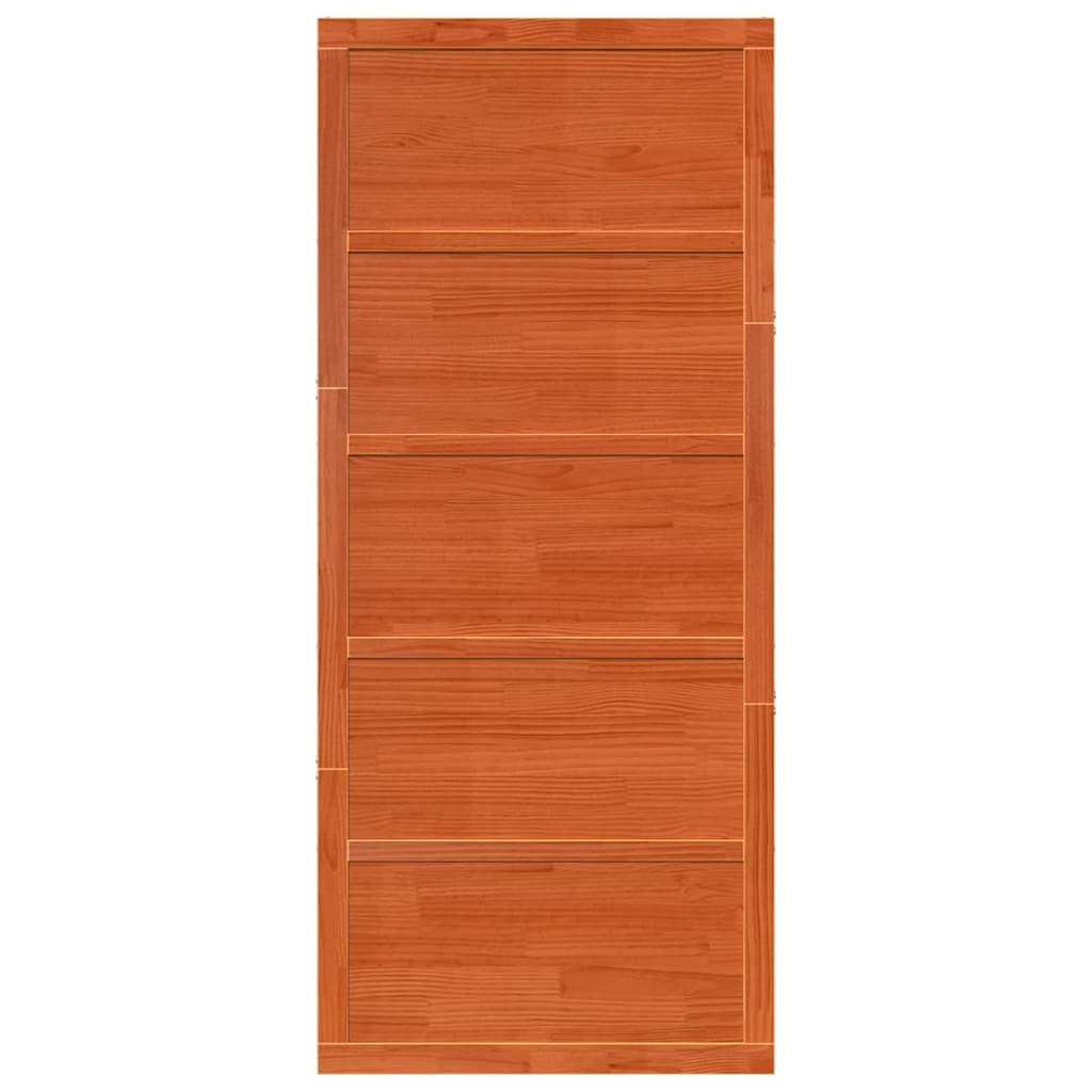 Porta a Fattoria Cera marrone 80 x 208 cm 870412