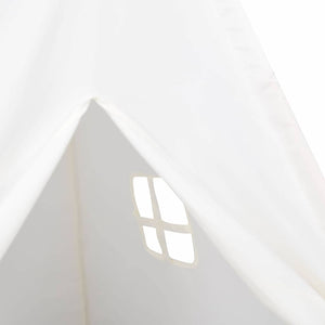 Tenda Teepee Bianco 120 x 120 x 150 cm Tessuto e Plastica 3385870