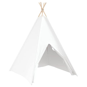 Tenda Teepee Bianco 120 x 120 x 150 cm Tessuto e Plastica 3385871