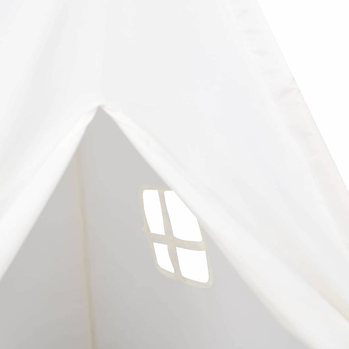 Tenda Teepee Bianco 120 x 120 x 150 cm Tessuto e Plastica 3385872