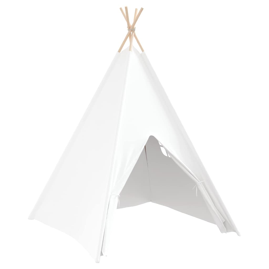 Tenda Teepee Bianco 120 x 120 x 150 cm Tessuto e Plastica 3385872
