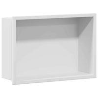Nicchia per doccia Bianco 30 x 20 x 9.5 cm Acciaio inossidabile 42012661