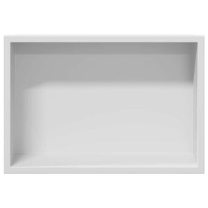 Nicchia per doccia Bianco 30 x 20 x 9.5 cm Acciaio inossidabile 42012661