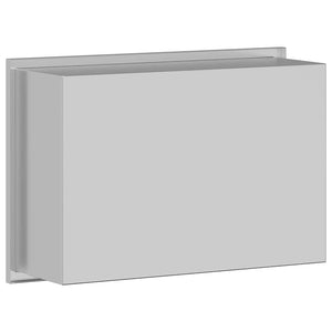vidaXL Nicchia per doccia Argento 30 x 20 x 9.5 cm