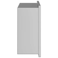 vidaXL Nicchia per doccia Argento 30 x 20 x 9.5 cm