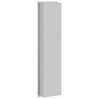 vidaXL Nicchia per doccia Argento 90 x 20 x 9.5 cm