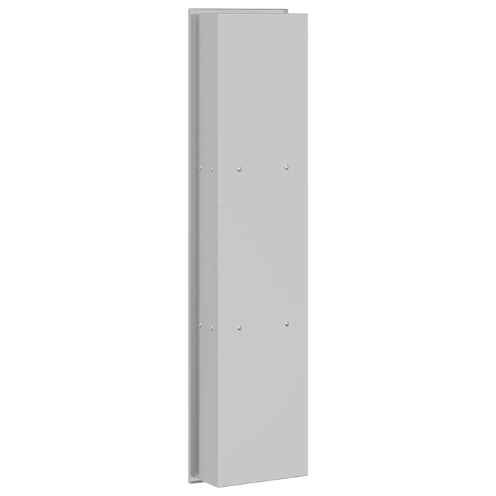 vidaXL Nicchia per doccia Argento 90 x 20 x 9.5 cm