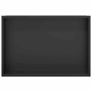 Nicchia per doccia Nero 45 x 30 x 9.5 cm Acciaio inossidabile 42012669
