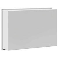 vidaXL Nicchia per doccia Bianco 45 x 30 x 9.5 cm Acciaio inossidabile