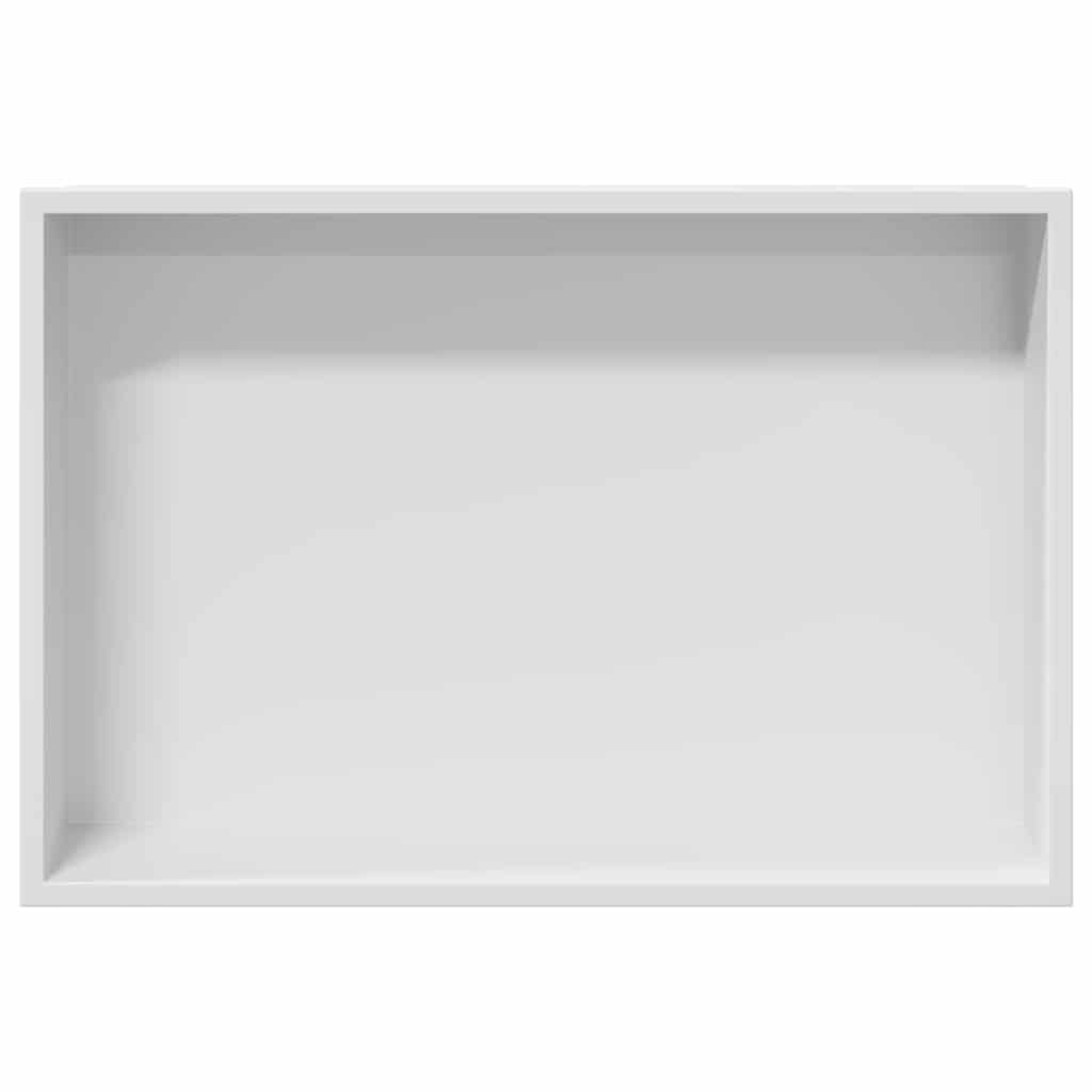 Nicchia per doccia Bianco 45 x 30 x 9.5 cm Acciaio inossidabile 42012670