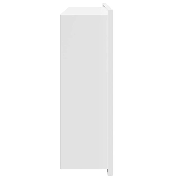 vidaXL Nicchia per doccia Bianco 45 x 30 x 9.5 cm Acciaio inossidabile