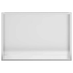 vidaXL Nicchia per doccia Argento 45 x 30 x 9.5 cm