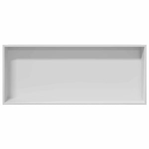 Nicchia per doccia Bianco 75 x 30 x 9.5 cm Acciaio inossidabile 42012673