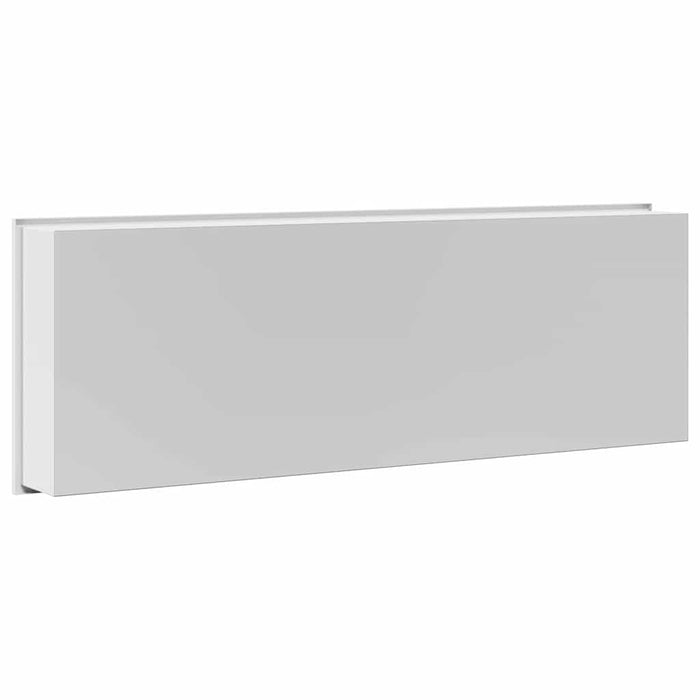 vidaXL Nicchia per doccia Bianco 90 x 30 x 9.5 cm Acciaio inossidabile