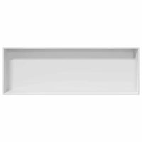 Nicchia per doccia Bianco 90 x 30 x 9.5 cm Acciaio inossidabile 42012676