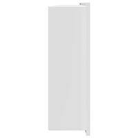 vidaXL Nicchia per doccia Bianco 90 x 30 x 9.5 cm Acciaio inossidabile