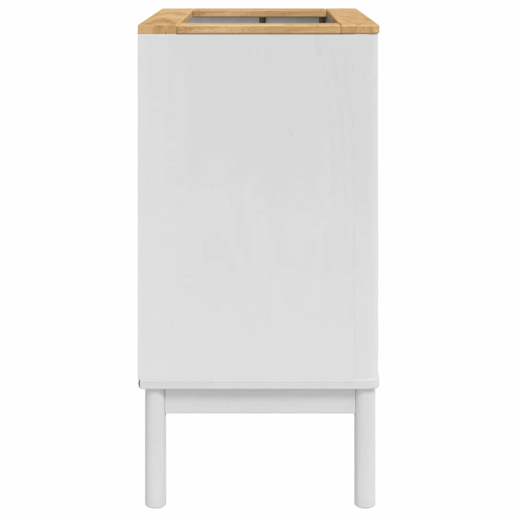 Armadio per Lavabo da Bagno FLORO Bianco 60 x 40 x 80 cm 42011242