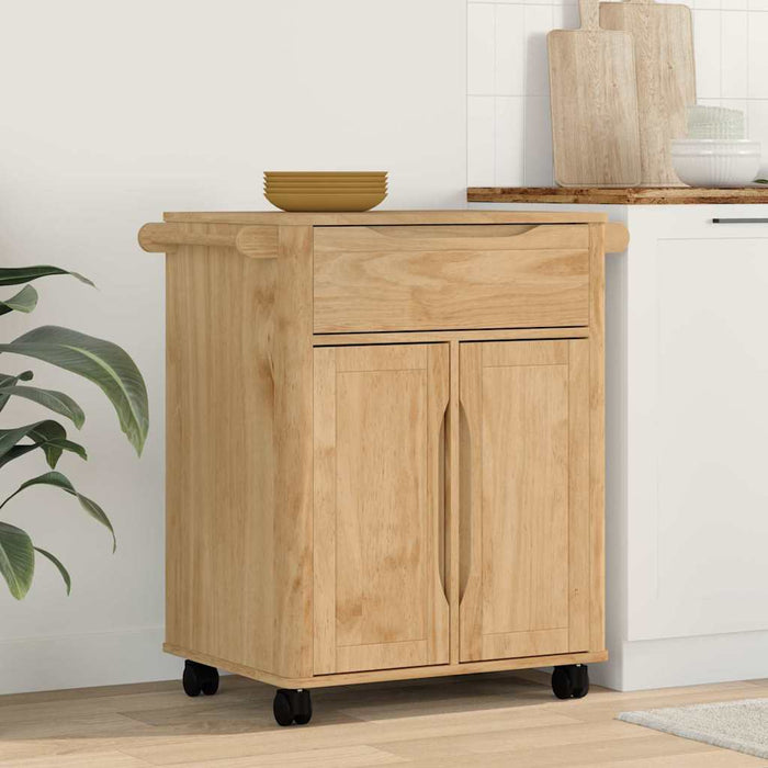Carrello da Cucina Marrone cerato 72,5 x 45 x 80 cm 42011249