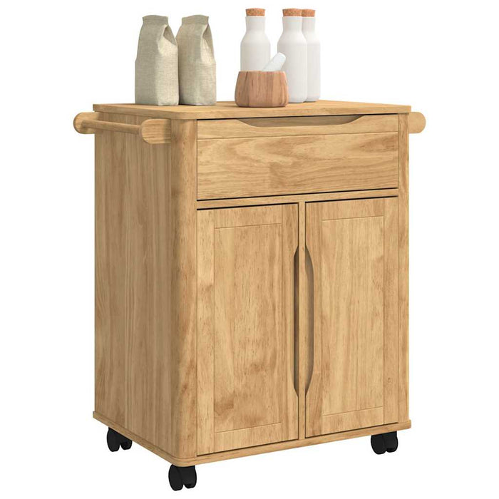 Carrello da Cucina Marrone cerato 72,5 x 45 x 80 cm 42011249