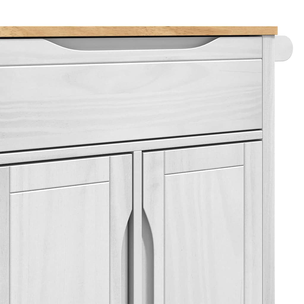 Carrello da Cucina Bianco 72,5 x 45 x 80 cm 42011250