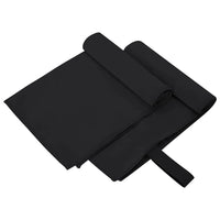 Asciugamani Sportivi 2 pcs Nero 50 x 30 cm 42011457