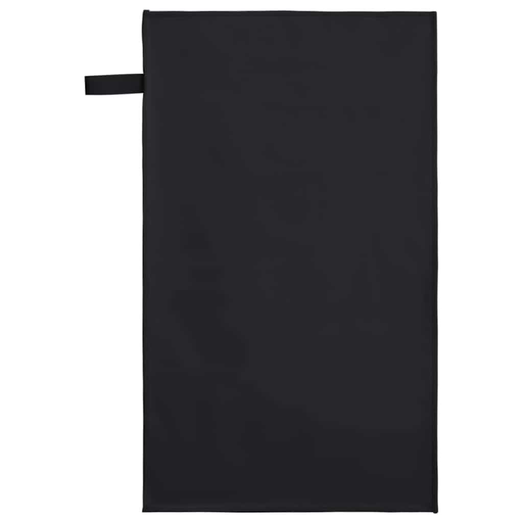 Asciugamani Sportivi 2 pcs Nero 50 x 30 cm 42011457