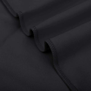 Asciugamani Sportivi 2 pcs Nero 100 x 50 cm 42011458