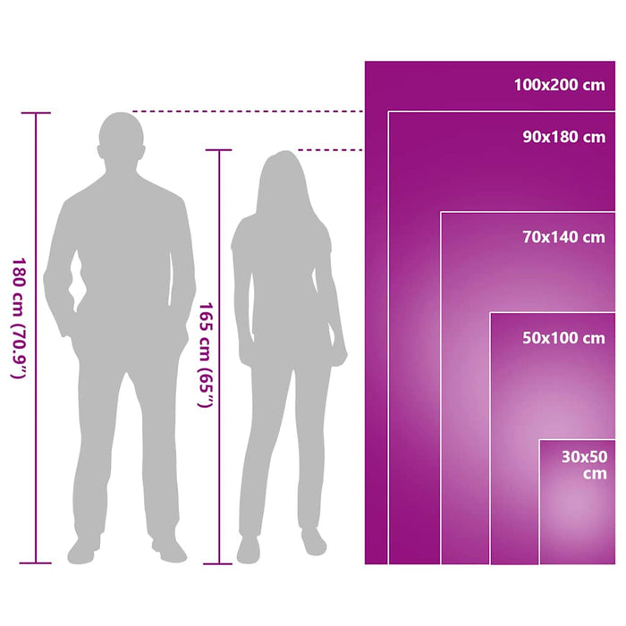 Asciugamani Sportivi 2 pcs Nero 100 x 50 cm 42011458