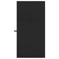 Asciugamani Sportivi 2 pcs Nero 140 x 70 cm 42011459